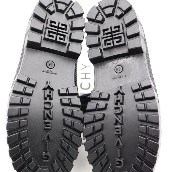 New Givenchy Paris Glaston Laced Ankle Rainboots - Picture 8 of 8